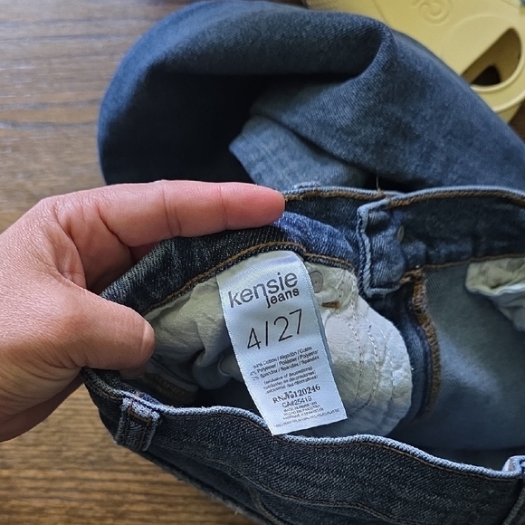 Kensie Blue Ankle Jeans - Picture 3 of 4